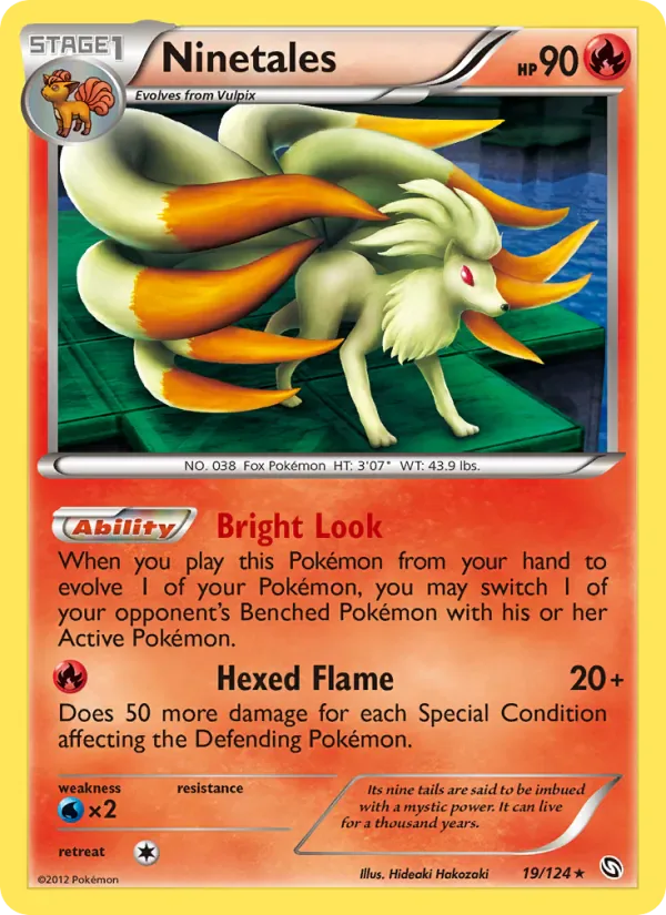Ninetales 19/124 from Dragons Exalted