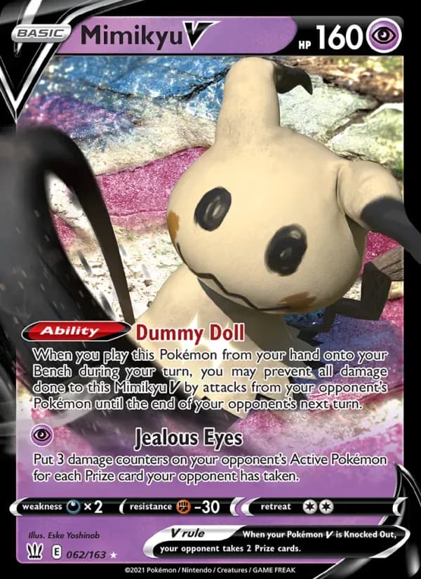Mimikyu V 62/163 from Battle Styles