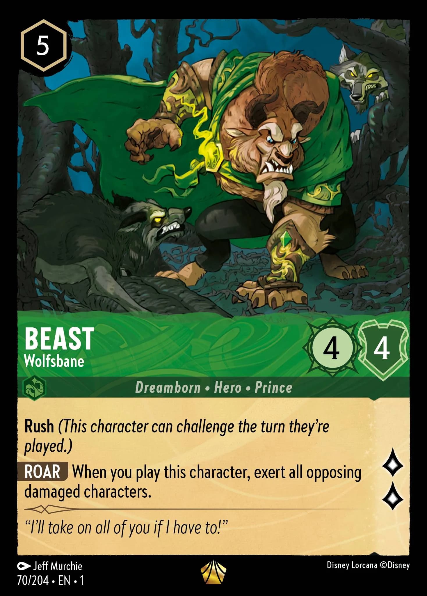 Beast - Wolfsbane 70/204 from The First Chapter