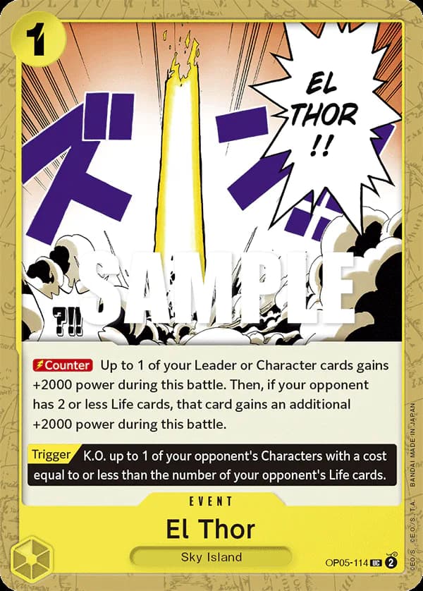 El Thor OP05-114 Standard printing
