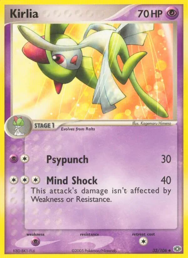Kirlia 33/106 from EX Emerald