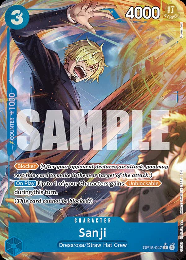 Sanji OP15-047 Official alternate printing 1