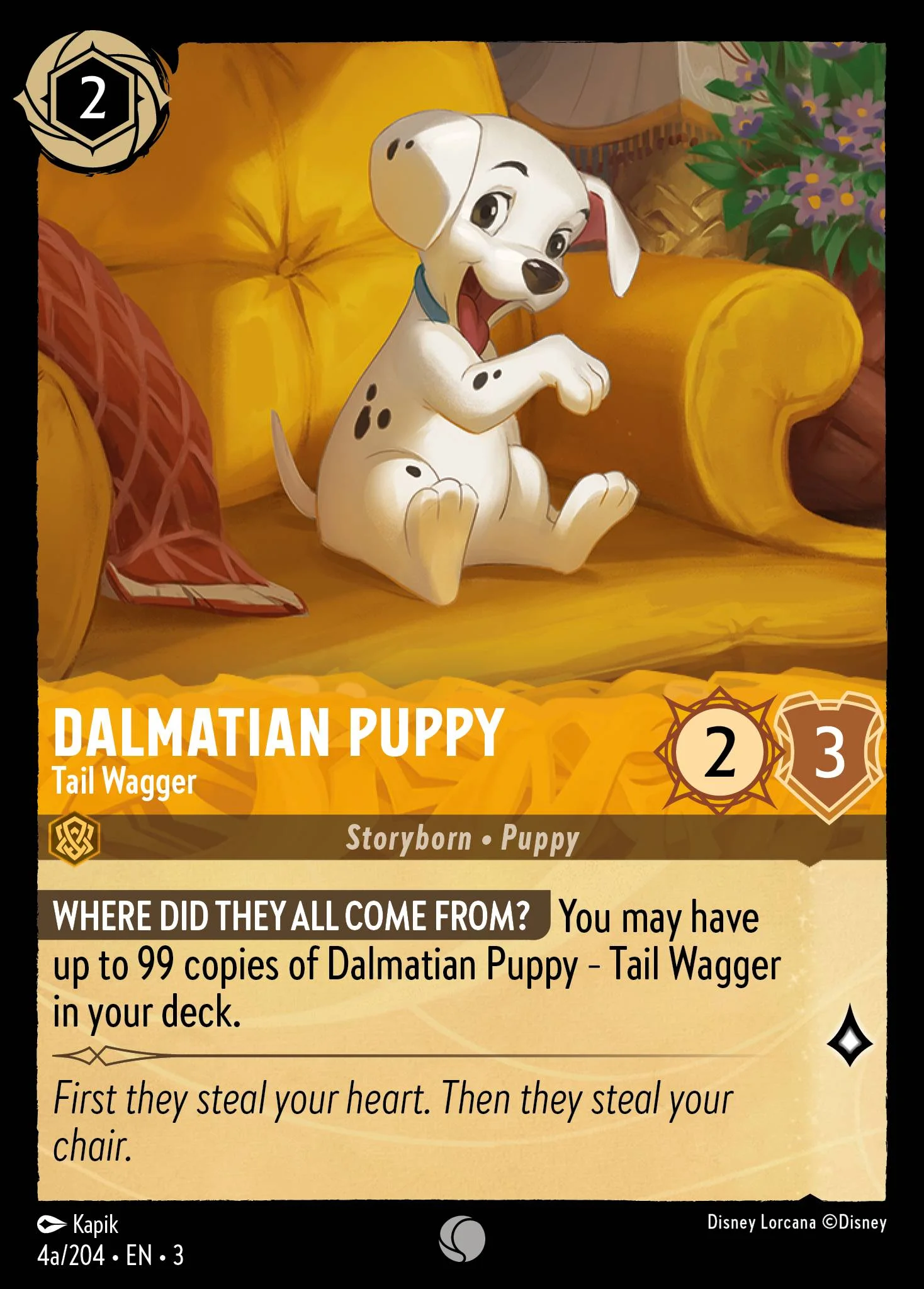Dalmatian Puppy - Tail Wagger 4a/204 from Into the Inklands