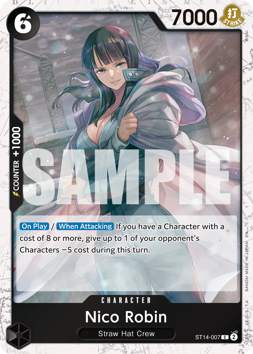 Nico Robin ST14-007 Official alternate printing 1