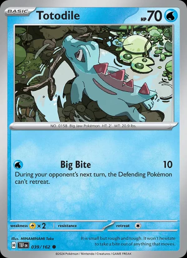 Totodile 039/162 from Temporal Forces