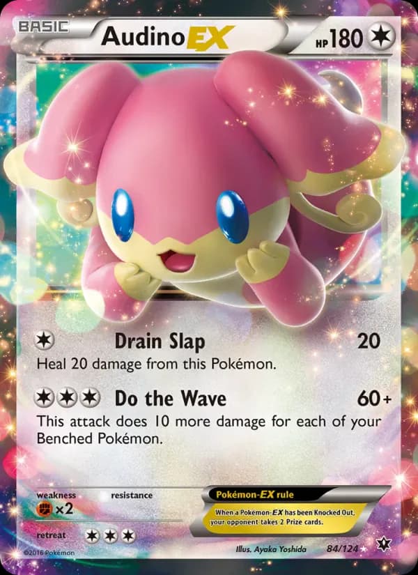 Audino EX 84/124 from Fates Collide