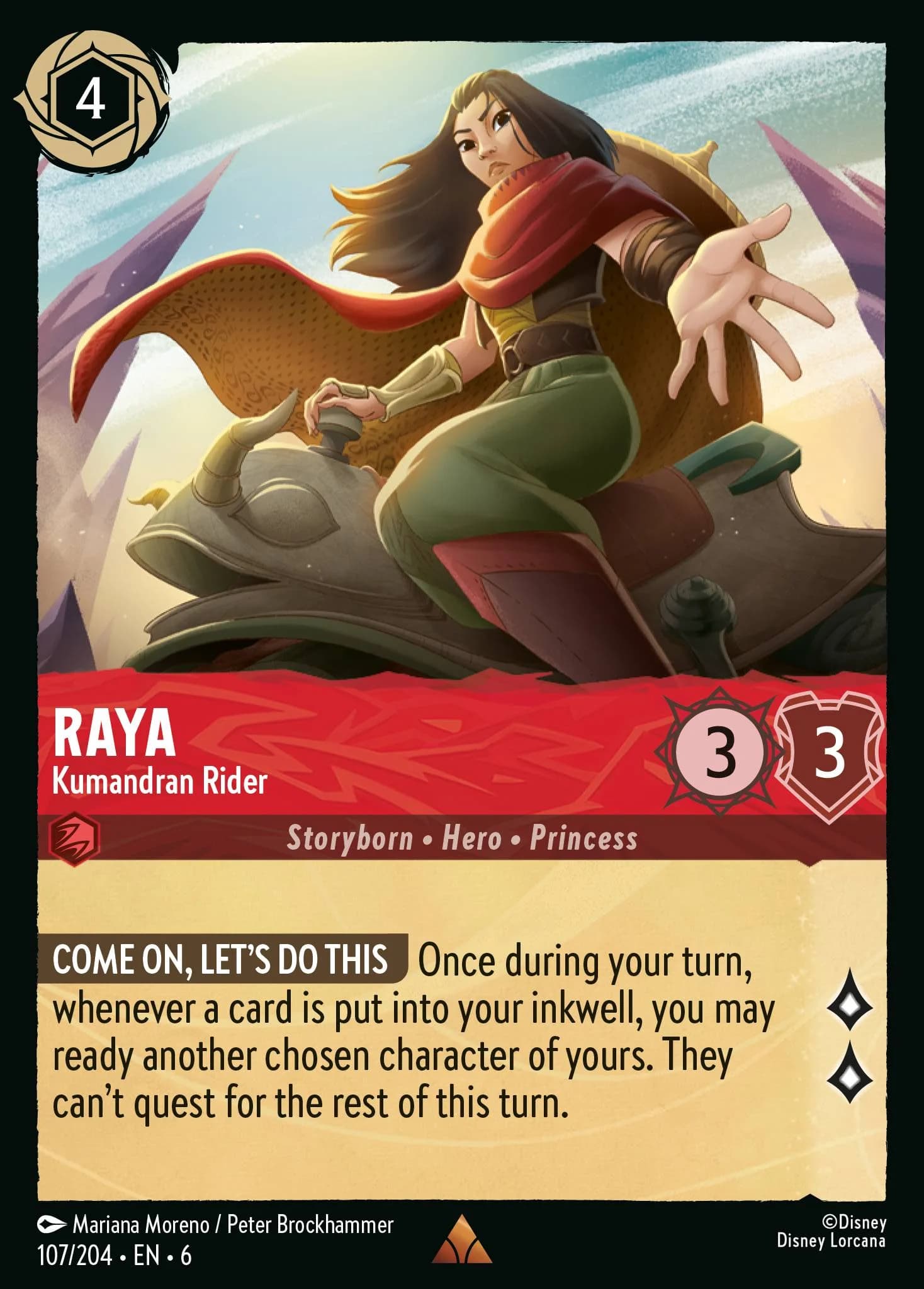 Raya - Kumandran Rider 107/204 from Azurite Sea