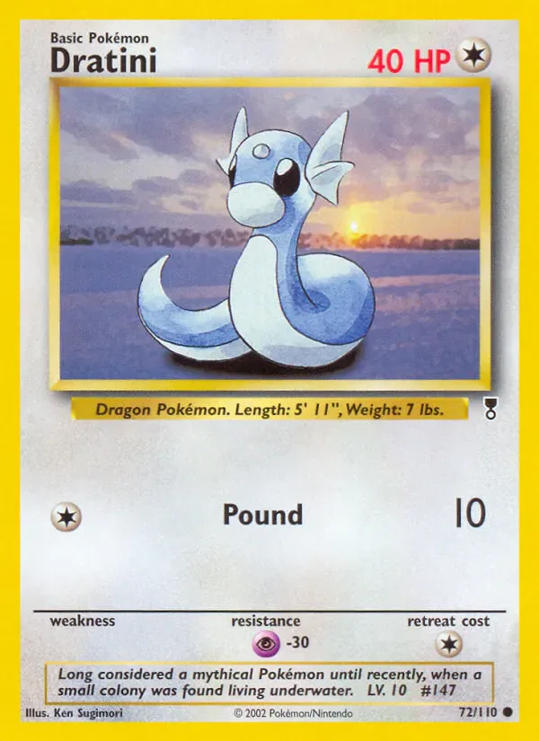 Dratini 72/110 from Legendary Collection