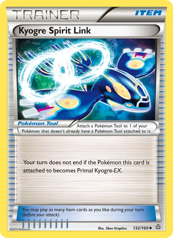 Kyogre Spirit Link 132/160 from Primal Clash