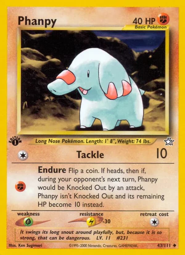 Phanpy 43/111 from Neo Genesis