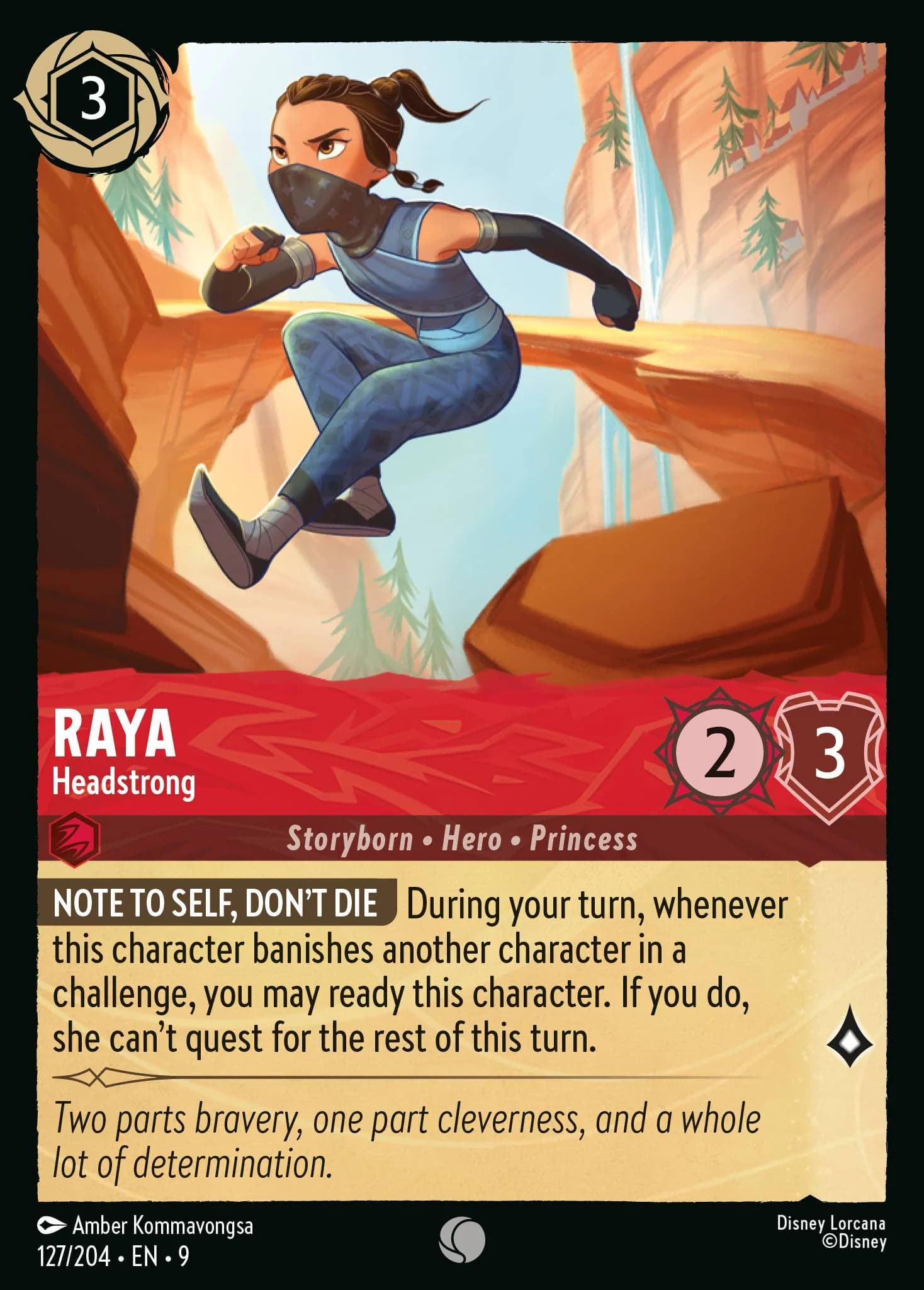 Raya - Headstrong 127/204 from Fabled