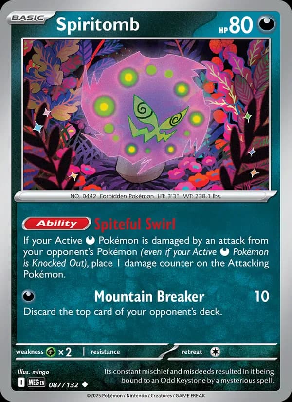Spiritomb 087/132 from Mega Evolution