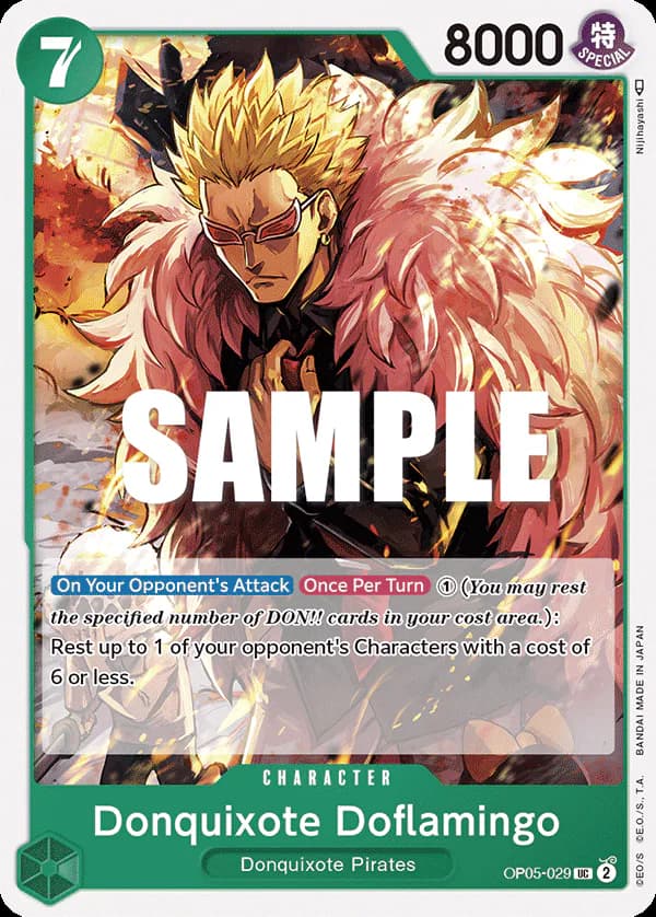 Donquixote Doflamingo OP05-029 Standard printing