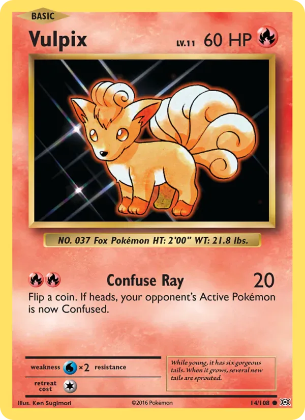 Vulpix 14/108 from Evolutions