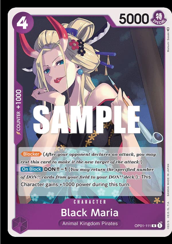 Black Maria OP01-111 Standard printing