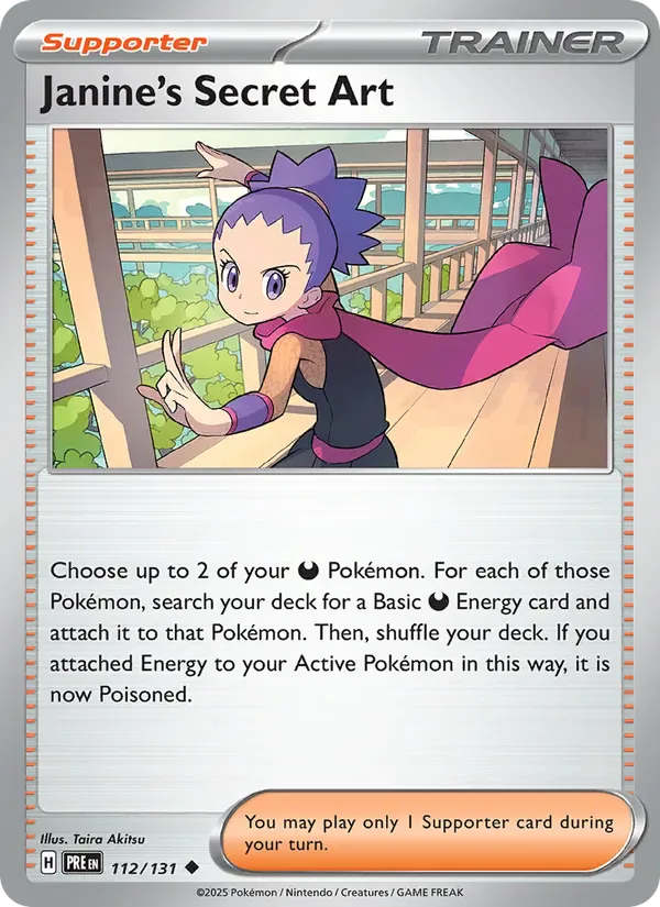 Janine's Secret Art 112/131 from Prismatic Evolutions