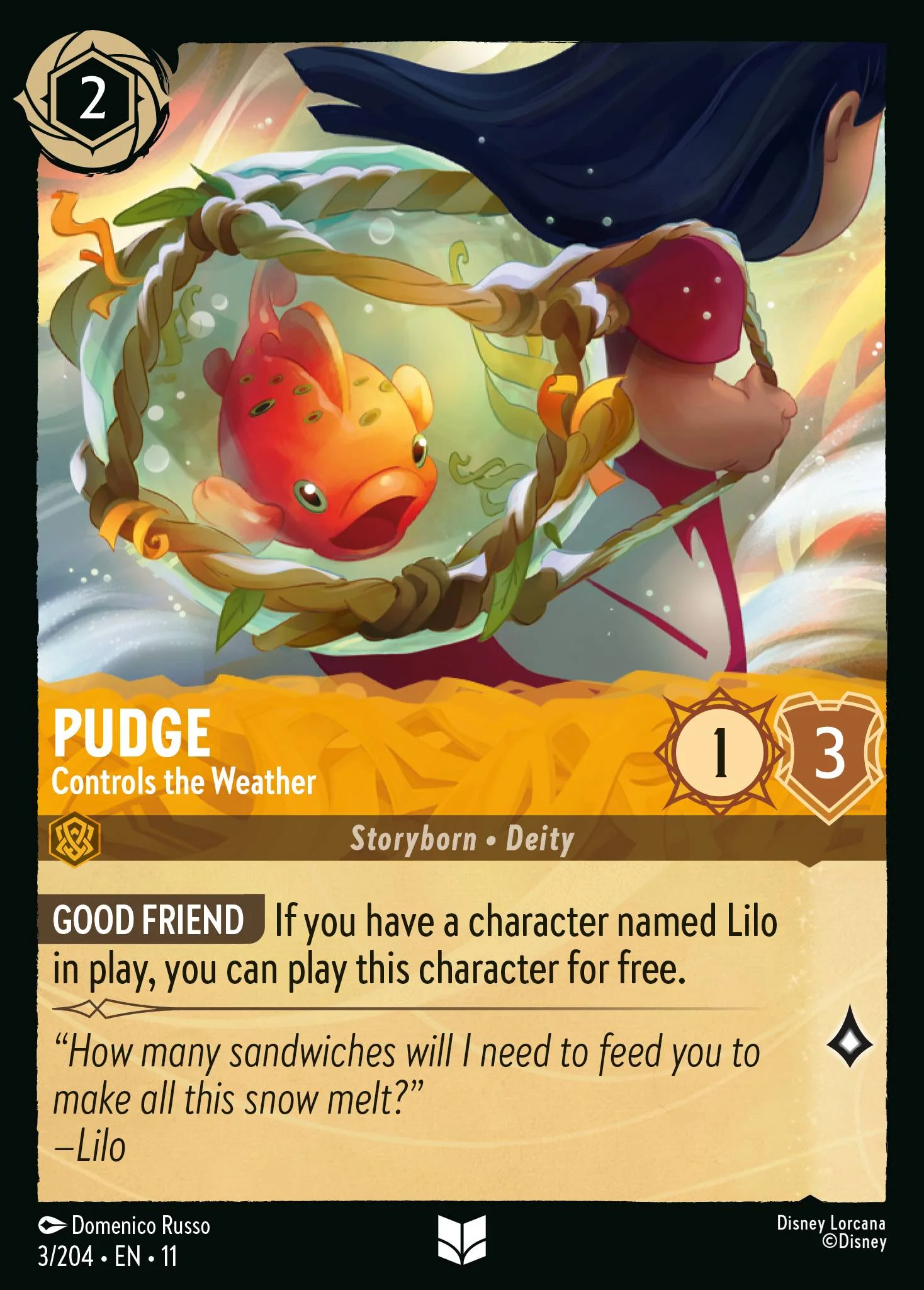 Pudge - Controls the Weather 3/204 from Winterspell