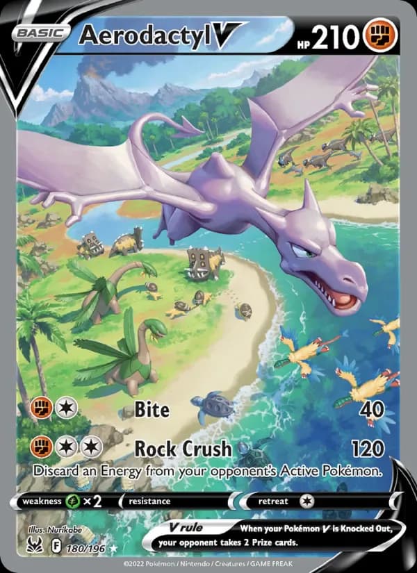 Aerodactyl V 180/196 from Lost Origin