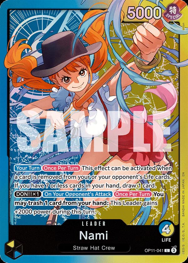 Nami OP11-041 Official alternate printing 2