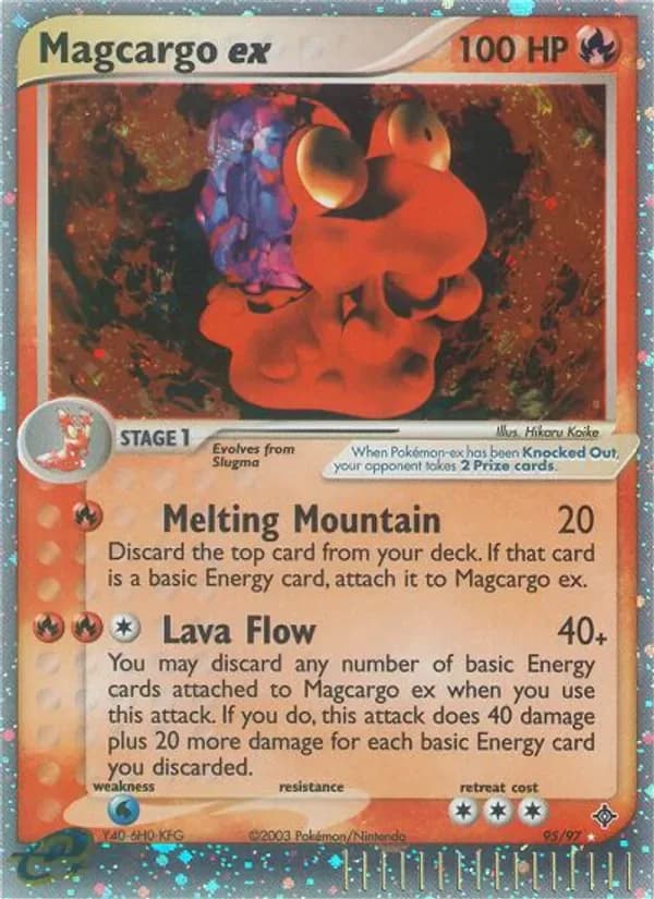 Magcargo ex 95/97 from EX Dragon