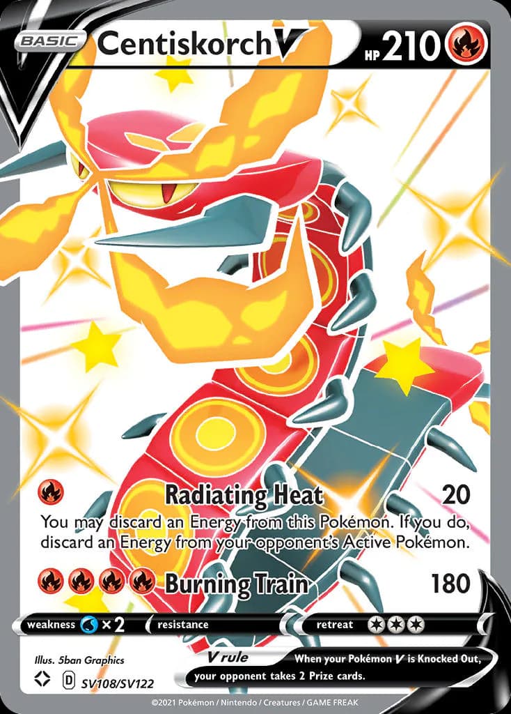 Centiskorch V SV108/SV122 from Shining Fates