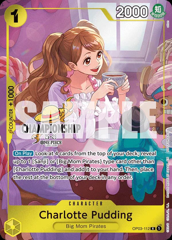 Charlotte Pudding OP03-112 Official alternate printing 6
