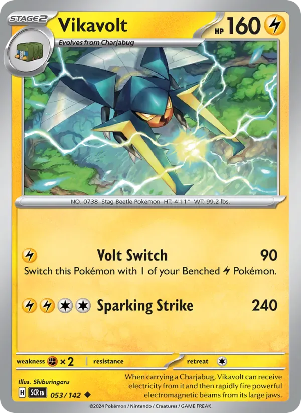 Vikavolt 053/142 from Stellar Crown