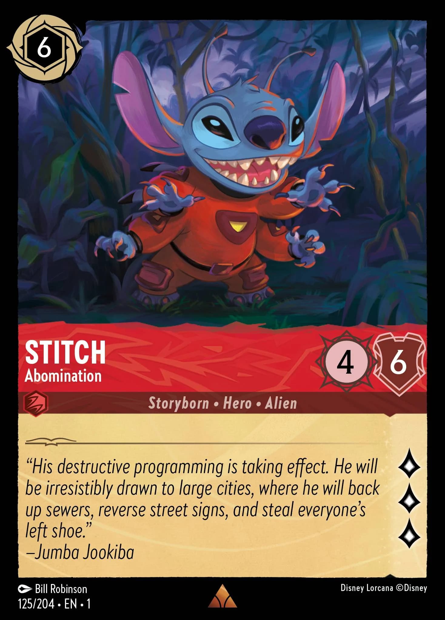 Stitch - Abomination 125/204 from The First Chapter