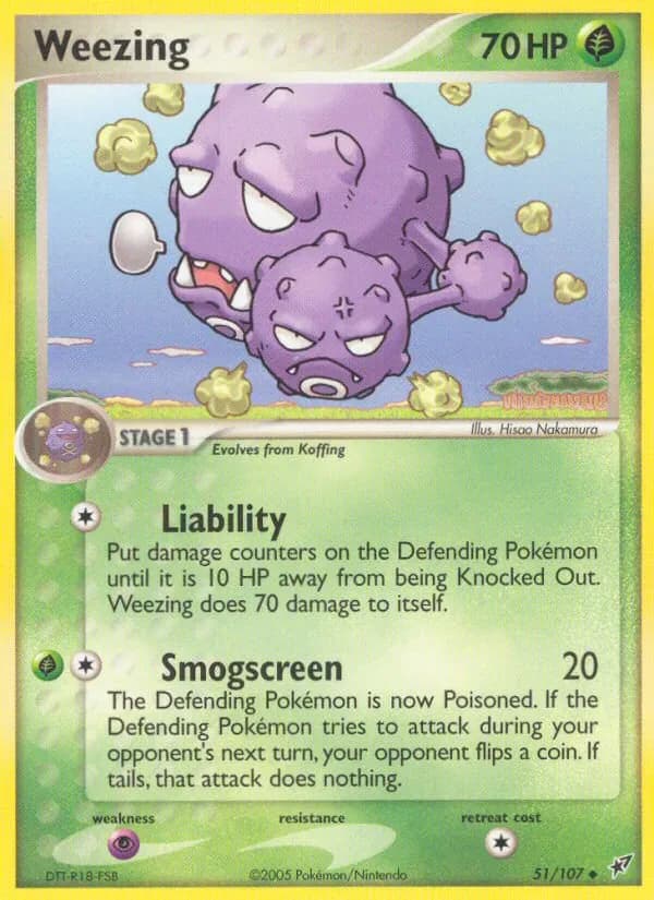 Weezing 51/107 from EX Deoxys
