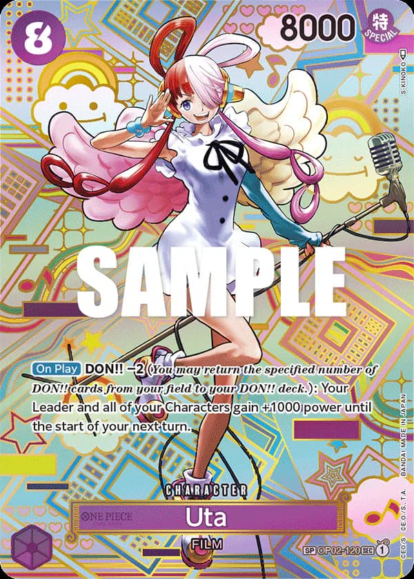 Uta OP02-120 Official alternate printing 2