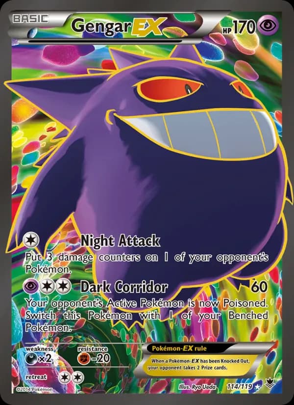 Gengar EX 114/119 from Phantom Forces