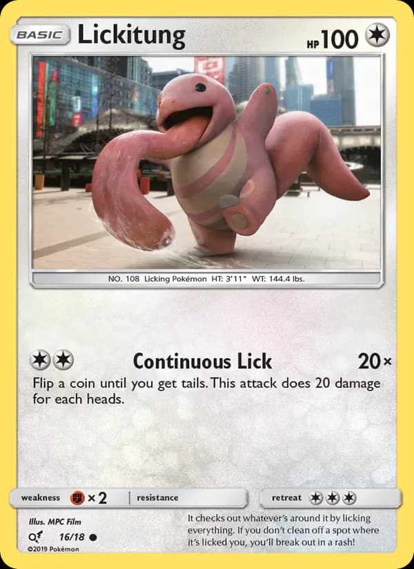 Lickitung 16/18 from Detective Pikachu
