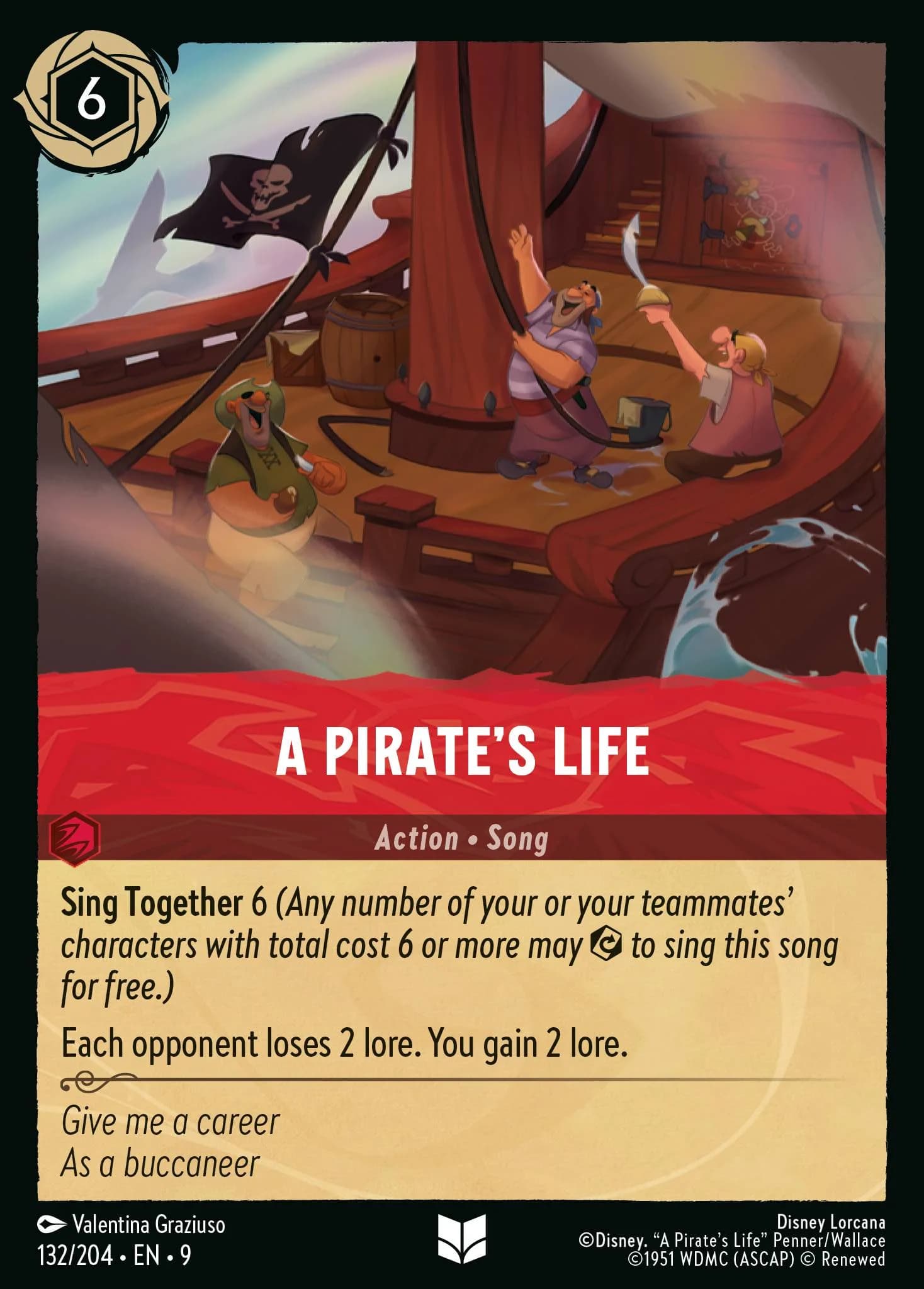 A Pirate's Life 132/204 from Fabled