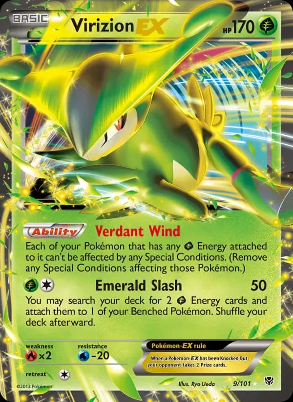 Virizion-EX 9/101 from Plasma Blast