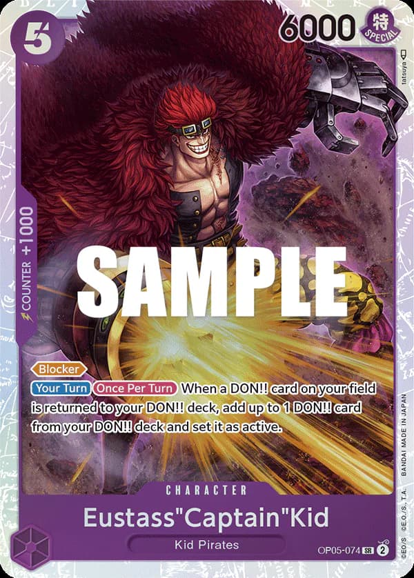 Eustass"Captain"Kid OP05-074 Standard printing