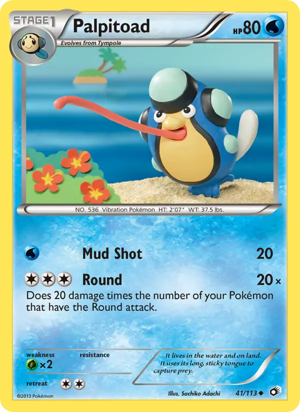 Palpitoad 41/113 from Legendary Treasures