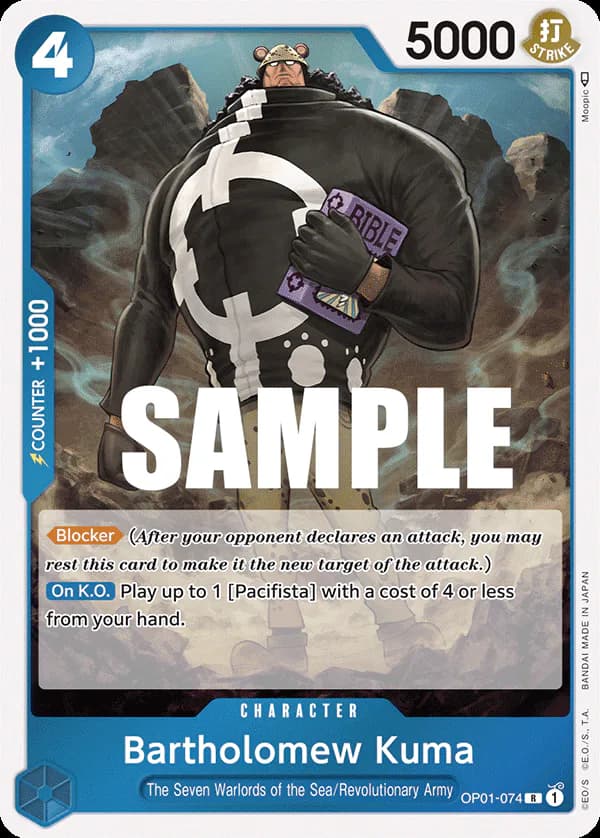 Bartholomew Kuma OP01-074 Standard printing