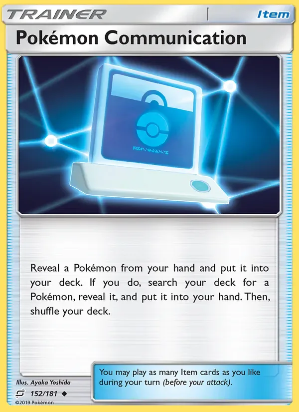 Pokémon Communication 152/181 from Team Up