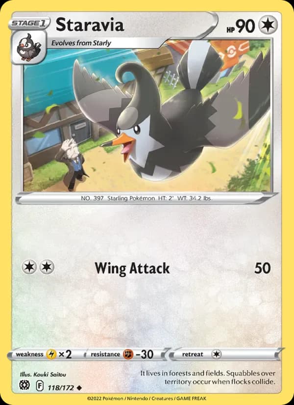 Staravia 118/172 from Brilliant Stars