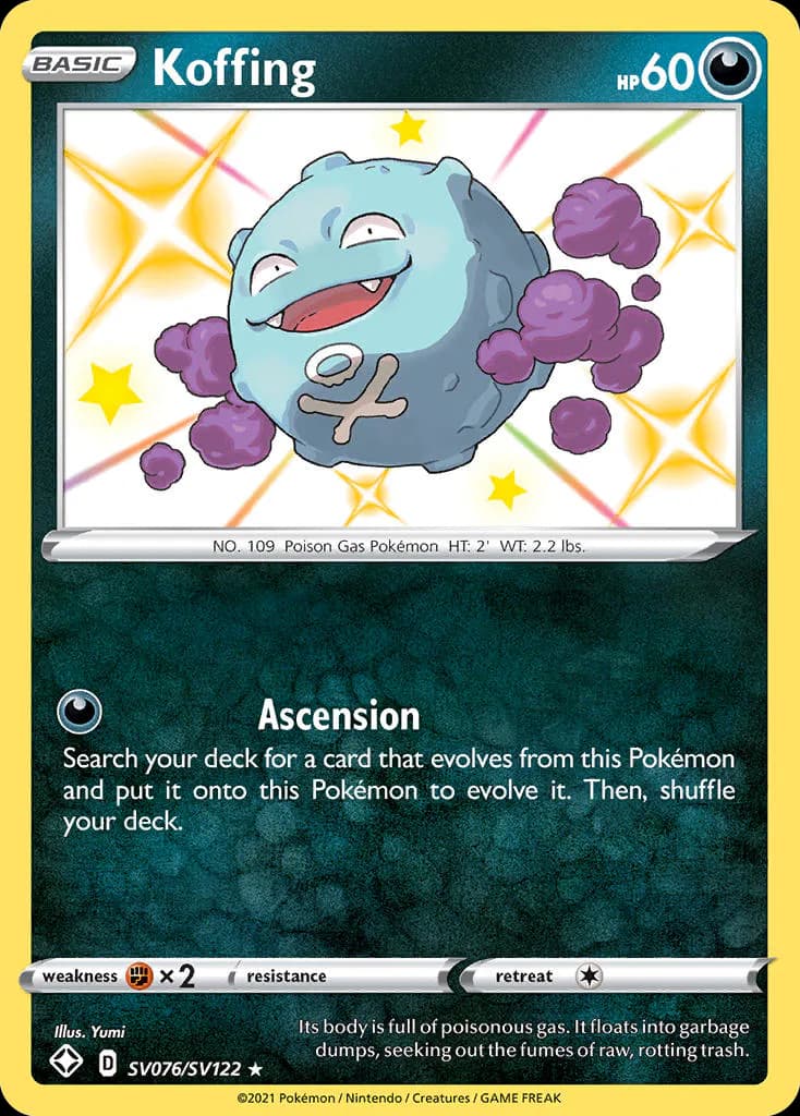 Koffing SV076/SV122 from Shining Fates