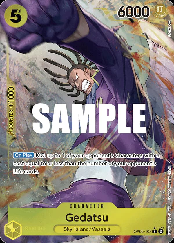 Gedatsu OP05-102 Official alternate printing 1