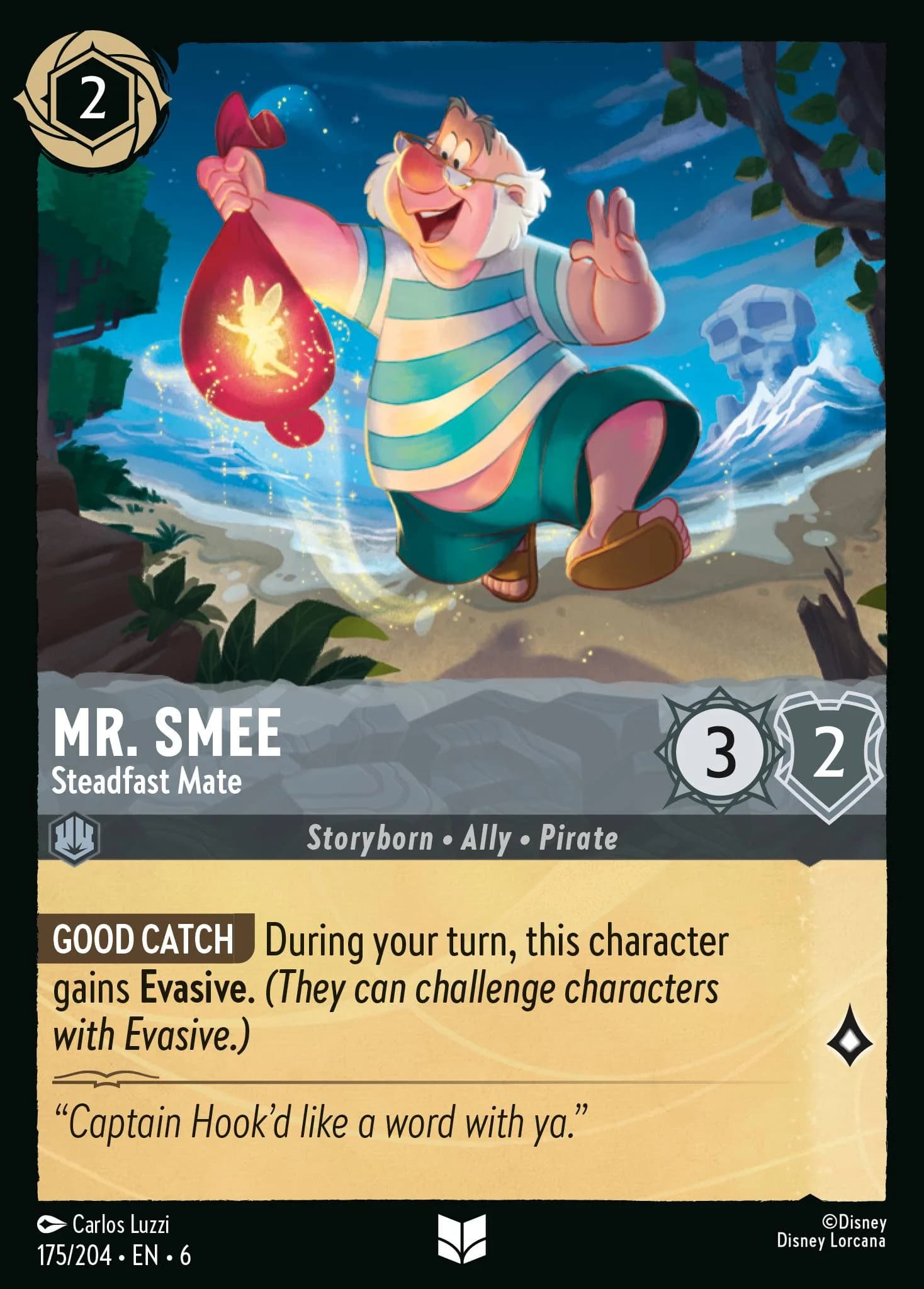 Mr. Smee - Steadfast Mate 175/204 from Azurite Sea