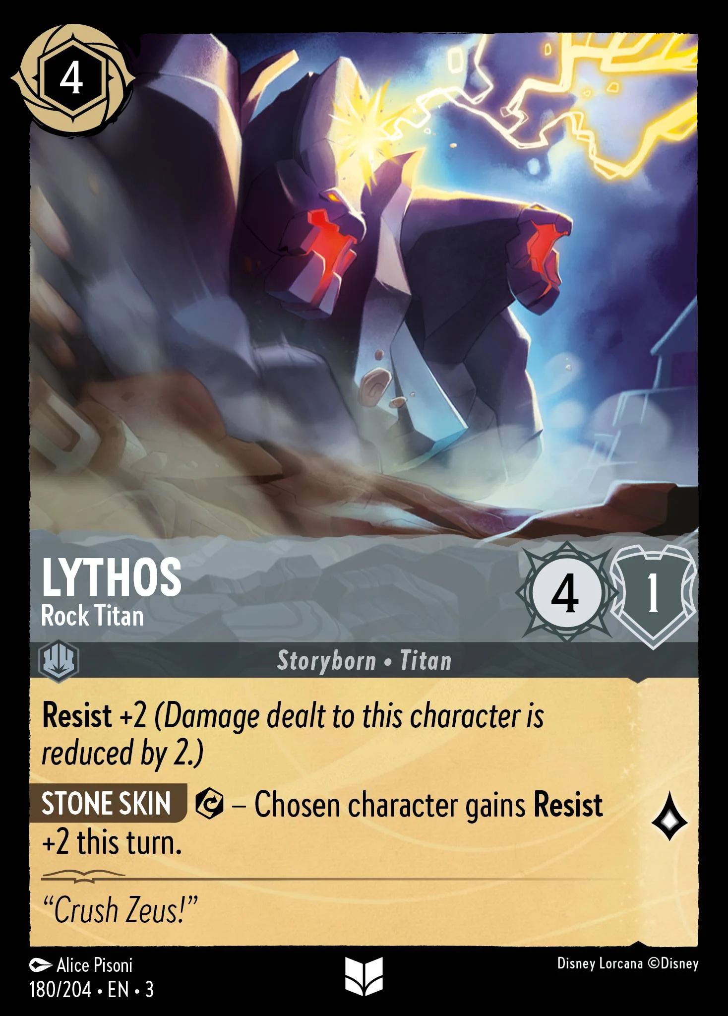 Lythos - Rock Titan 180/204 from Into the Inklands