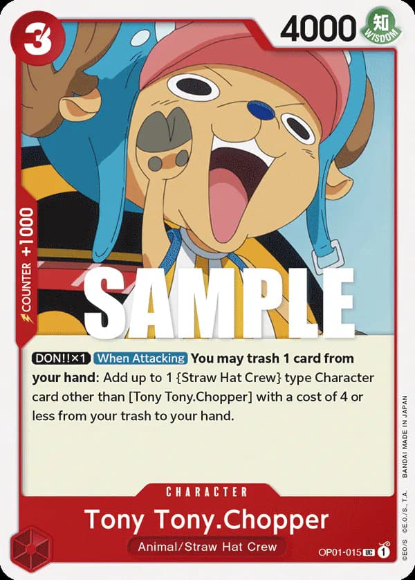 Tony Tony.Chopper OP01-015 Standard printing