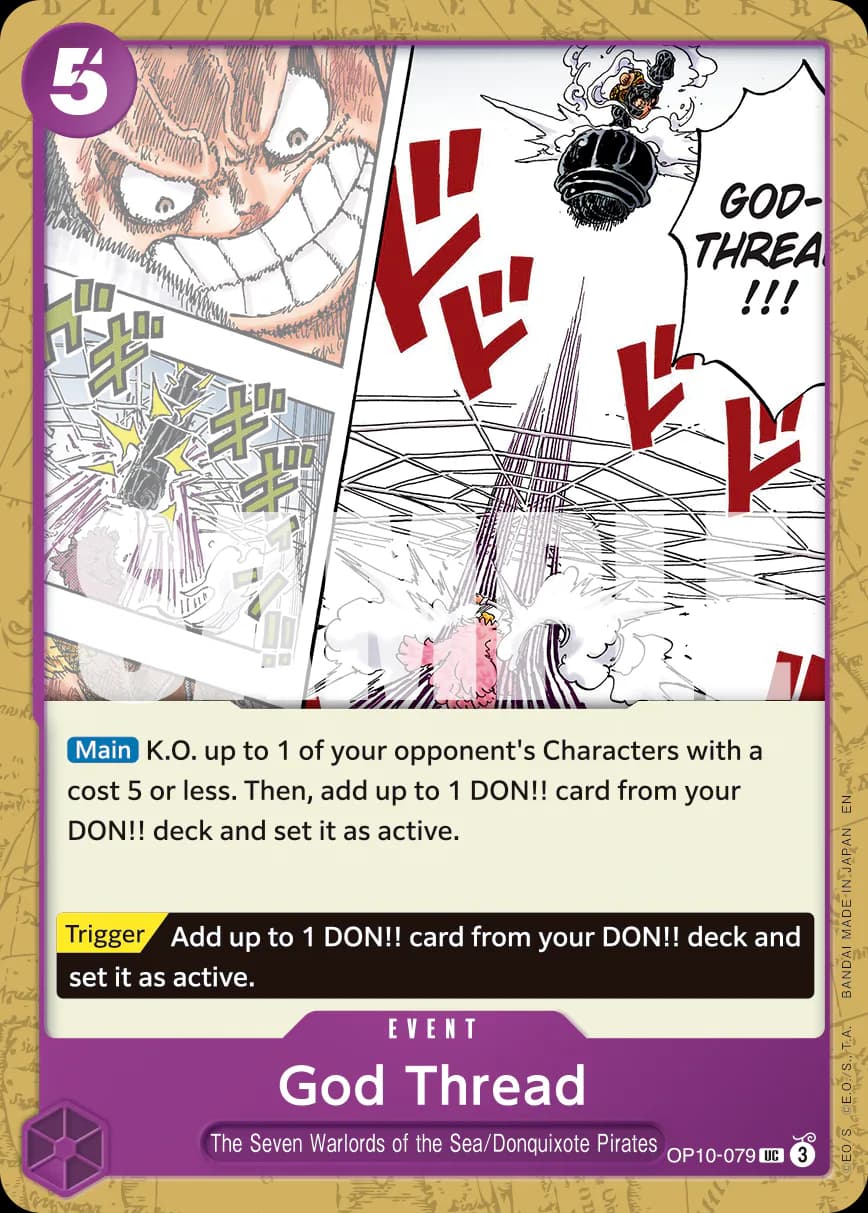 God Thread OP10-079 Official alternate printing r1