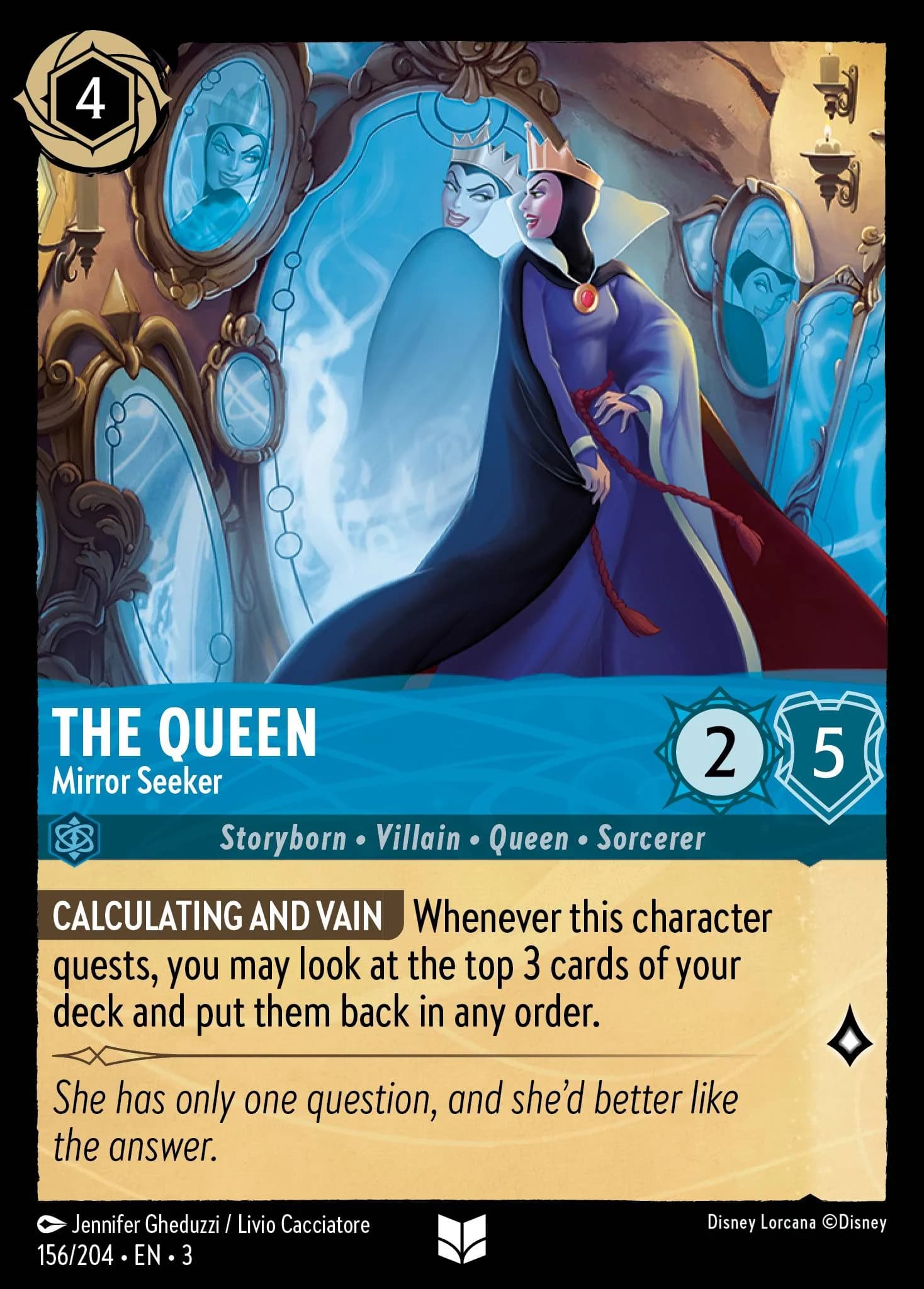 The Queen - Mirror Seeker 156/204 from Into the Inklands