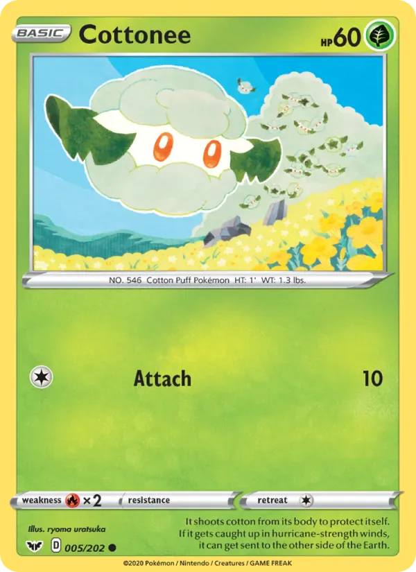 Cottonee 5/202 from Sword & Shield