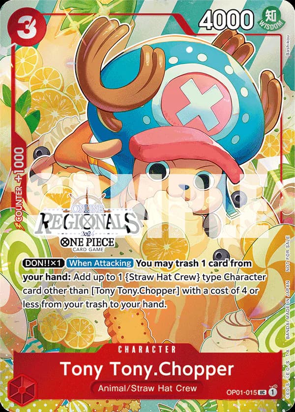 Tony Tony.Chopper OP01-015 Official alternate printing 1