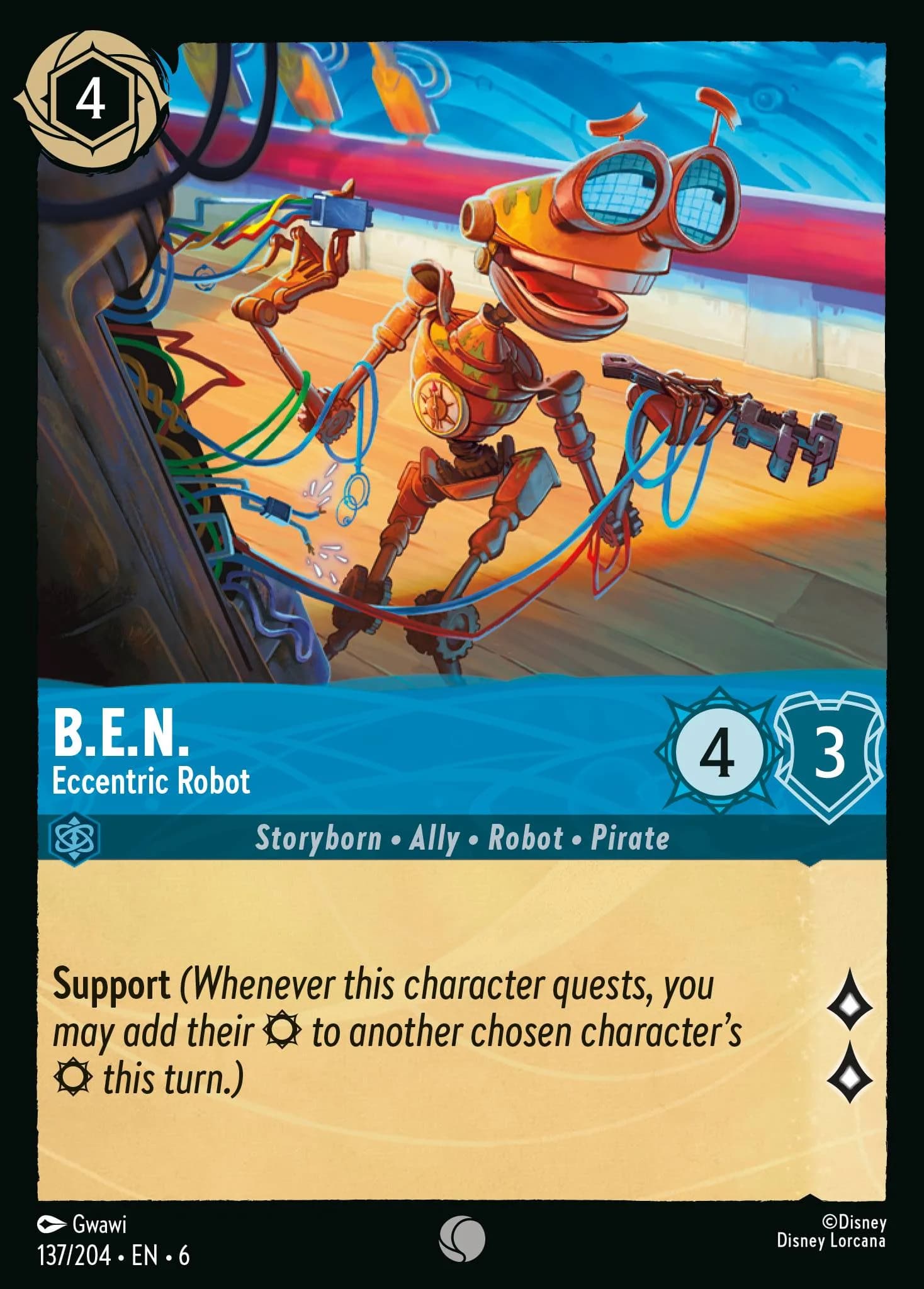 B.E.N. - Eccentric Robot 137/204 from Azurite Sea