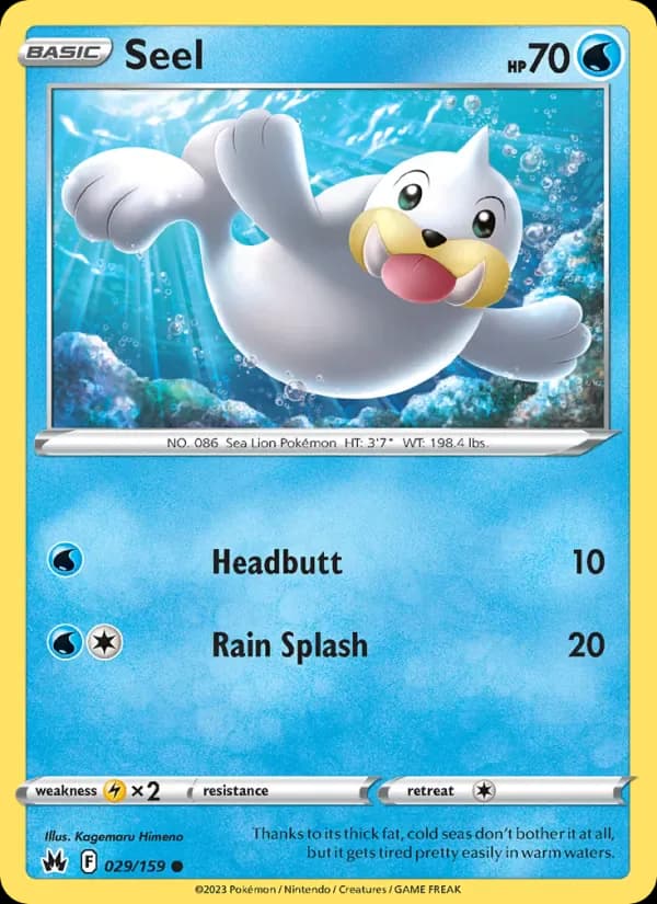 Seel 029/159 from Crown Zenith